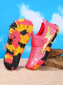 Pantofi Streamwalk pentru copii, pantofi de apă ușori, anti-alunecare, cu talpă din cauciuc, potrivire respirabilă și cu uscare rapidă pentru exterior, înot, surfing, yoga, plajă, pantofi desculți pentru băieți, pantofi pentru drumeții în aer liber cu uscare rapidă, pantofi sport casual pentru exterior - Roz fierbinte - Vizualizare 2