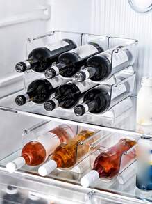 1 件豪华 Lucite 酒架，适用于家用冰箱