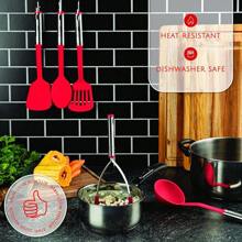 Kitchen Utensils Set 35 PCS Cooking Utensils Set, Nonstick And Heat Resistant Nylon Stainless Steel Silicone Spatula Set - Kitchen Gadgets Home Essentials Kitchen Accessories, Apartment Must Haves