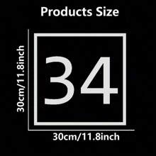 定制乙烯基垃圾桶贴纸 - 带有门牌号和街道名称的个性化贴纸，户外防水，可轻松撕下并粘贴在多个表面上 - 彩色 - 查看 19