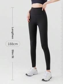 1PC Sports Yoga Belt 9/10 Length Yoga Pants With Suitable For Fitness, Exercise, Outdoor