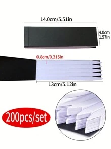 200张/100张香味测试纸，一次性香味测试纸，13厘米香味吸收棒，用于香薰香氛、香水和精油香味测试，适用于情人节、母亲节、返校节、万圣节、圣诞节礼物