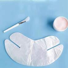 100 片一次性颈部包裹膜透明保护套沙龙染发剂防护罩防水防尘颈部包裹适用于美容院 - 彩色 - 查看 4