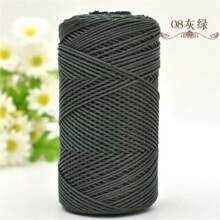 2 Pcs 1.5mm X 240 Yards Nylon Mesh Cord, 2 Pieces Set, Versatile Crafting Yarn Suitable For Knitting, Crochet, Hats, Bags, Wallets, Shoes, Plant Hangers, 100% Nylon, Multi-Color Options