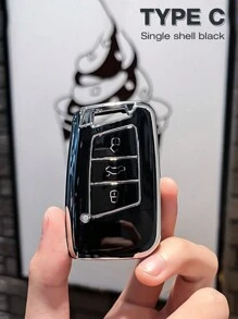 1 件 TPU 汽车钥匙套，适用于新款宝来速腾 Polo 钥匙套，探索，柔软 TPU 保护，理想礼物 - 均碼 - 查看 9