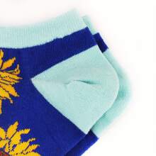 5 paires de chaussettes de cheville de femme cadeaux de tournesol amusants mignons