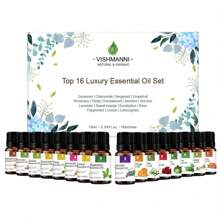1 Pieza Juego de Aceites Esenciales - Aceites Esenciales 100% Naturales - Perfecto para Difusor, Humidificador, Aromaterapia, Hacer Velas y Jabones DIY, La Intensidad del Olor se Produce Según la Fórmula Estándar, Por Favor Compra Según se Requiera