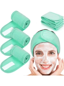 3pcs/Set Adjustable Spa Headbands, For Use With Face Wash, Makeup, Shower - Blend Knitted Hair Bands, Suitable For Normal Hair Turban Headband Sweatband, Hairband Fall Winter Hair Accessories For Women For Vacation Outfits Woman Elegant Scarf Women Bandanas Soft Headwrap - Multicolor - View 16