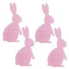 12 件/4 件复活节兔子餐具毡收纳袋 - 生动的卡通兔子袋适合刀叉，非常适合餐饮、厨房使用和派对装饰，波西米亚风 - 彩色 - 查看 11