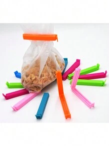 20 Piece Food Storage Bag Plastic Chip Clip, Bag Clip Sealing Machine, Fresh-Keeping Bag Clip, Reusable Sealing Clip, Moisture-Proof And Dustproof, Fresh-Keeping Kitchen Storage Bag