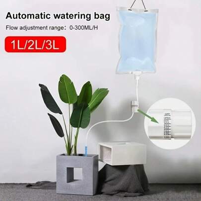 自动浇水装置，松软盆栽植物自动浇水尖刺，室内植物滴灌器，非常适合旅行、家庭使用