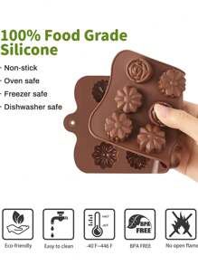 1 pièce Moule à chocolat, Moule à chocolat DIY, Différents modèles de moules à chocolat, Moules à chocolat en forme de cuillère, Moules à chocolat gaufré, Moules à chocolat carrés, Moules à chocolat avec motif de dessin animé, Moules à pudding, Moules à bonbons
