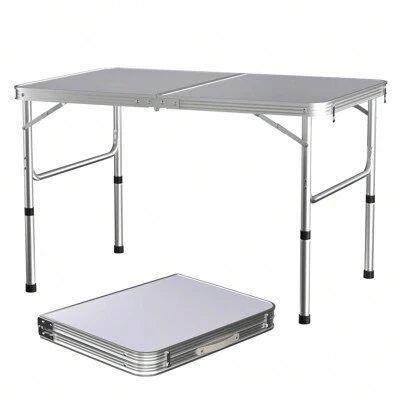 Vandise 90CM Folding Table Height Adjustable Picnic Portable Foldable Table For Camping, Kitchen, Party, Lightweight Collapsible Table Sturdy Outdoor Patio Furniture With Aluminium Frame, White 90CM Heavy Duty Folding Camping Table, Portable Folding Table Picnic Tables For Outdoor Indoor Garden, BBQ Desk Aluminium Frame, Carry Camping Table, 60*45*6.5CM Fold Size, White Compact Folding Desk 90CM No Assembly Required Computer Desk Folding Hobby Craft Table, Easy To Clean, Lightweight Picnic Tables For Outdoors, 90*60*67cm, White