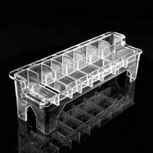 8 Grid Electric Hair Clipper Storage Box, Ultimate Hair Clipper Storage With Grid Pattern, Specially For Real Hair Wigs