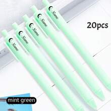 LICVIC 1/2/5/10/20支装定制刻字彩色圆珠笔，个性化儿童姓名圆珠笔，定制中性笔，教师用笔，现代可爱，适合生日礼物、教师节礼物、毕业礼物、返校用品、日常上学、办公用品，送给男士/女士、孩子、朋友、学生、员工、老师、同事的创意礼物，书写舒适，多功能，圣诞礼物 - 風格A - 查看 45