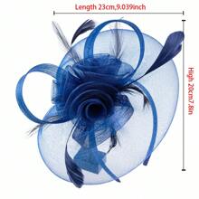 HITYfascinator 1 pièce Serre-tête Fascinator en polyester, toutes saisons