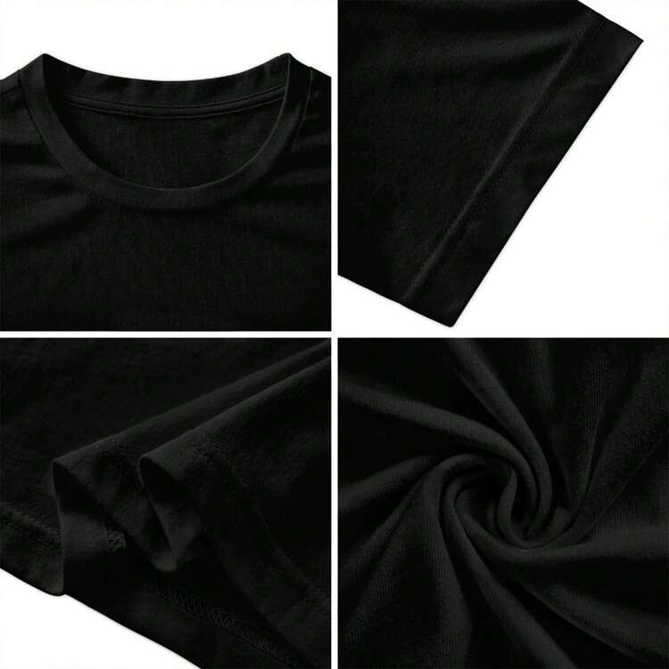 INternet CELebrity T-Shirt - 黑色 - 查看 5