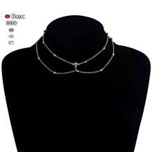Sexy Rhinestone Beaded Body Chain, Women's Sexy Body Jewelry, Sparkling Pendant Tassel Necklace, Sexy Chest Chain, Stylish Sexy Elegant Chain For Women, Elegant Sexy Women Necklace