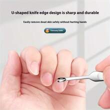 Kit de Cuidados com as Unhas, Cortador de Cutículas, Alicates de Cutícula, Kit de Remoção de Unhas Encravadas, Kit de Cutículas em Aço Inoxidável, Alicates de Cutículas, Empurradores de Cutículas, Kit de Manicure, Kit de Pedicure