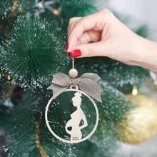 1 件 2025 孕妇木制挂饰，代表父母的期望和祝福，家居/露台/窗户/汽车装饰，节日礼物 - 彩色 - 查看 4