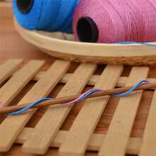 2 Pcs 1.5mm X 240 Yards Nylon Mesh Cord, 2 Pieces Set, Versatile Crafting Yarn Suitable For Knitting, Crochet, Hats, Bags, Wallets, Shoes, Plant Hangers, 100% Nylon, Multi-Color Options