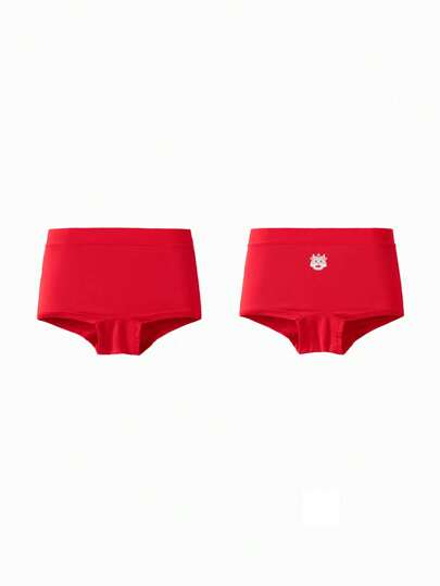 Balabala 2pcs Girls Modal Briefs, Antibacterial Lining