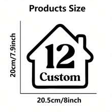 定制乙烯基垃圾桶贴纸 - 带有门牌号和街道名称的个性化贴纸，户外防水，可轻松撕下并粘贴在多个表面上 - 彩色 - 查看 23