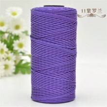 2 Pcs 1.5mm X 240 Yards Nylon Mesh Cord, 2 Pieces Set, Versatile Crafting Yarn Suitable For Knitting, Crochet, Hats, Bags, Wallets, Shoes, Plant Hangers, 100% Nylon, Multi-Color Options