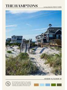 1 pieza Póster de escena de viaje a Nueva York con pintura en lienzo de las Montañas Catskill, Central Park y el Valle del Río Hudson para decoración de oficina y hogar sin marco