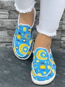 Sandalias exteriores deslizantes para mujer, nuevos zapatos casuales planos de moda de primavera, cómodos zapatos deportivos ligeros de puntera redonda simple y poco profunda