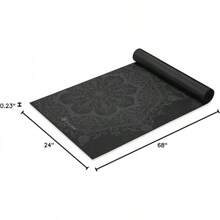 Esterilla de yoga  Tapete de yoga – Premium de 6 mm con impresión gruesa antideslizante para ejercicio y fitness para tipo de yoga, pilates y entrenamientos en el suelo (68 pulgadas de largo x 24 pulgadas de ancho x 6 mm de grosor) - Mandala medianoche - Ver 9