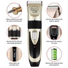 Belifou Kit 11 Maquina De Tosa Profissional Pet Cães Gato Sem Fio - Ideal Para Retoques e Acabamentos Em Cães e Gatos