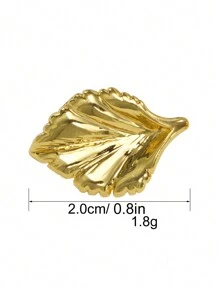 10 个/包不对称光泽叶形纽扣，适用于女式衬衫、开衫、连衣裙、外套、毛衣、夹克、手袋 DIY 配件、珠宝盒 - 彩色 - 查看 9