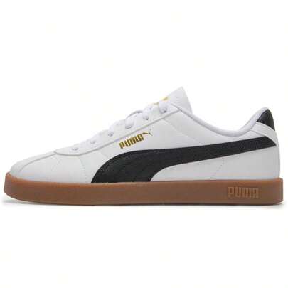 Puma Club II SL 纹理皮革轻便耐穿低帮休闲运动鞋，适合日常、旅行和休闲穿着，397445-06