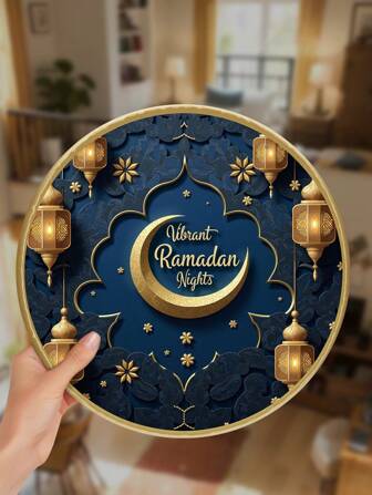 1pc Classic Kareem Elements, Retro Fashion Minimalist, High Quality Wooden Material, Wall Background Decor, Home Decoration, Sign Decor, Versatile Wall Hanging, Entryway Decor, Multi-Scenario Use, Home Decor, Room Decor, Wall Decor