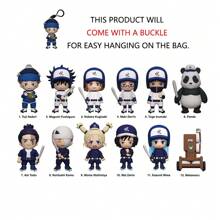 Crunchyroll 1 件官方*系列 3 可爱钥匙扣时尚神秘散装包夹随机一个 Itadori Yuji 或其他 3D 动漫角色礼物送给粉丝家人和朋友生日 - Series 3 - 查看 6