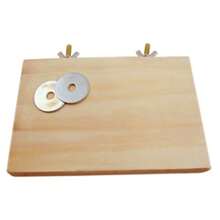 1pc 13*9cm Parrot Standing Stand Platform Square Wooden Springboard Hamster Wooden Pier Budgie Hanging Toy