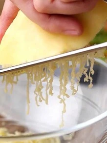 Stainless Steel Cheese Grater, Lemon Zester, Kitchen Gadget