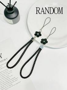 手机挂饰，手机挂绳 1 件穿孔边缘字母彩绘加厚防震保护手机壳，带手工编织挂绳，适用于 16/16Pro/16Plus/16ProMax/15ProMax、Apple 13/P13/P14、Galaxy A50/A12/A32/A52/A72/A51/A21S/A13/A14/S22 Ultra/S23、Redmi 11/12Pro/12/12X/Note11/9A/9C/Poco X3 NFC/Redmi 10/9/Note9/12C/Note11Pro/10C/Note8Pro 智能手机防水防摔防刮