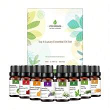 1 Pieza Juego de Aceites Esenciales - Aceites Esenciales 100% Naturales - Perfecto para Difusor, Humidificador, Aromaterapia, Hacer Velas y Jabones DIY, La Intensidad del Olor se Produce Según la Fórmula Estándar, Por Favor Compra Según se Requiera