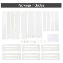 Radiator Cover Heater Cover Cabinet Radiator Shelf MDF Wood Vertical Slat White Grey Radiator Covers Living Room Furniture - White - View 9