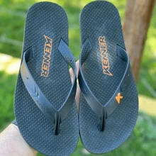 Kenner Men's Summer Flip Flops New Release Lightweight Comfortable Promotion Rakka Sandal - Black - View 3