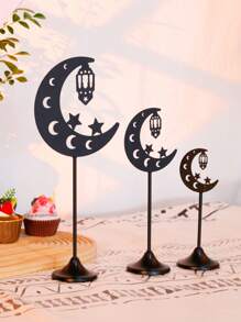 1pc/3pcs European Style Luxury Creative Metal Ginkgo Leaf Decoration Ornament, Living Room Cabinet Desktop Decoration