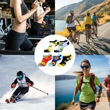 5 paires de chaussettes de cheville de femme cadeaux de tournesol amusants mignons
