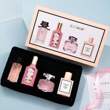 Flower Story Women's Perfume Four-Piece Gift Box Long-Lasting Light Fragrance Flower Joy Blooming Perfume
