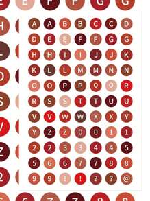 8pcs/Set Letter & Number Stickers 8 Color Combos Waterproof & Wear-Resistant - Ideal For DIY, Journals, & Alphanumeric Designs,School Supplies,Back To School