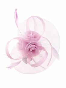 HITYfascinator 1 pièce Serre-tête Fascinator en polyester, toutes saisons
