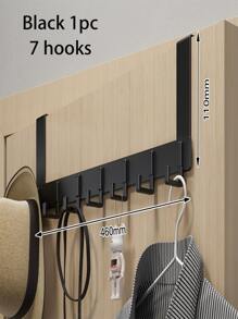 Door Coat Rack Hook, Clothes Wall Hook 6/7/8 Hooks Coat Towel Hanger Rack, For Door Back Kitchen Bathroom, Hanging Clothes Door Hanger Hooks For Coats, Bags, Backpacks, Hats, Over The Door Hooks Towel Holders For Bathroom,Holders For Bedroom Kitchen,Wall Picture Frame,Wall Hooks Self Adhesive,Hooks,Hook,Wall Hooks,Bathroom,Towel Holder,Hooks,Wall Hooks,Hooks,Wall Hook,Door Hanger