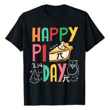 Funny Pi Day 3.14 Pie Math Science Pi Symbol Teachers T-Shirt Graphic Tees Short Sleeve Casual Women T Shirts 100% Cotton Tee Shirt Womens Summer Tops Funny Print Women's T-Shirts Soft Comfy Everyday Wear Daily Gift Woman Tshirt Black