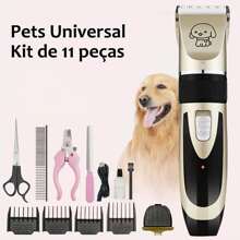 Belifou Kit 11 Maquina De Tosa Profissional Pet Cães Gato Sem Fio - Ideal Para Retoques e Acabamentos Em Cães e Gatos